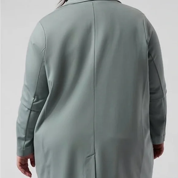 Athleta Eastbound Blazer Jacket Open Ponte Knit Business Casual Workwear Office - Picture 10 of 10